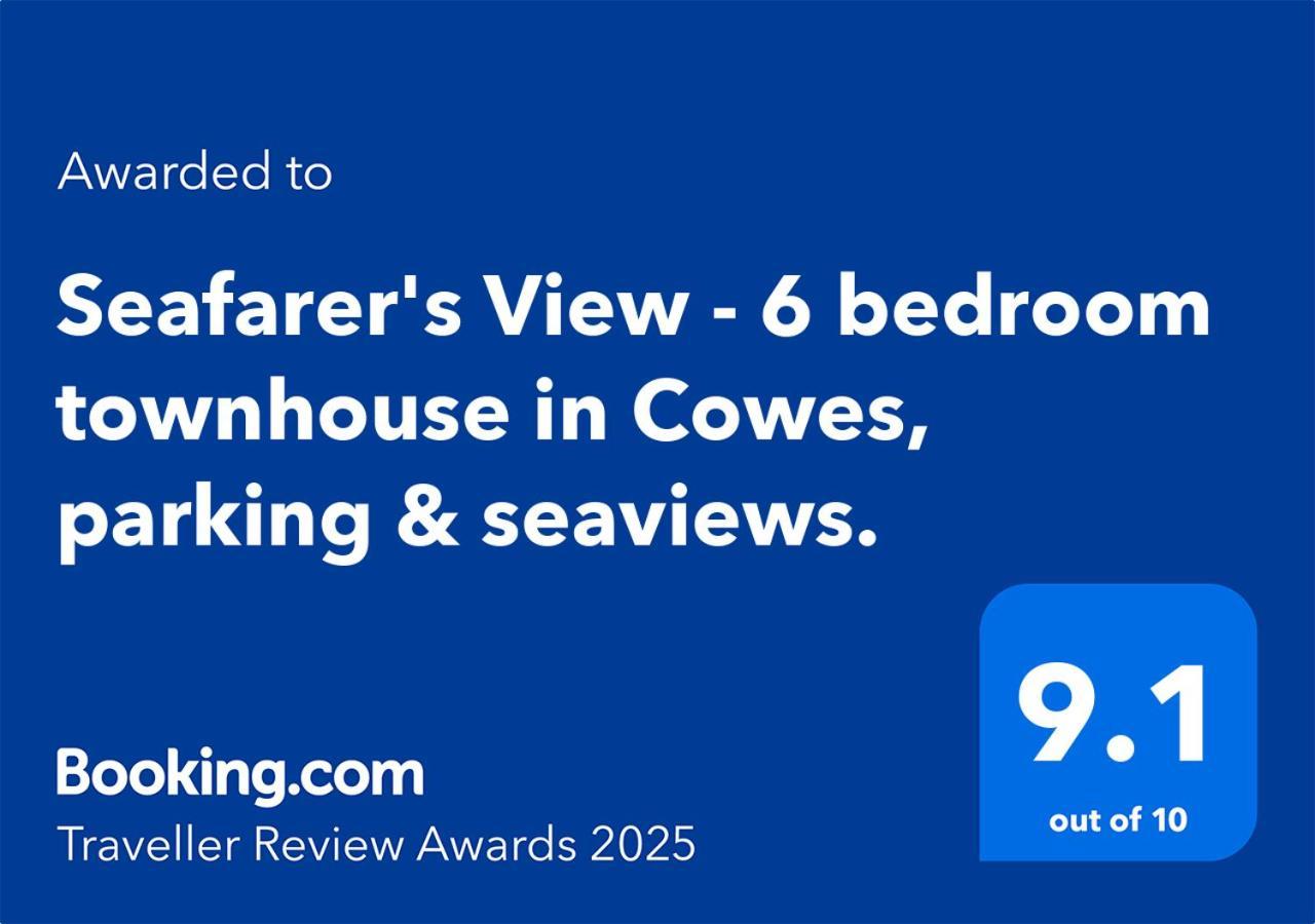 Seafarer'S View - 6 Bedroom Townhouse In Cowes, Parking & Seaviews. Cowes  Extérieur photo